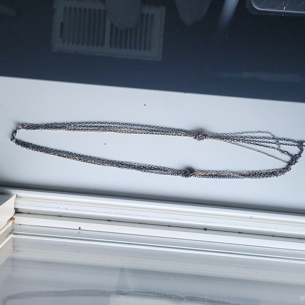 Black and Gold long necklace